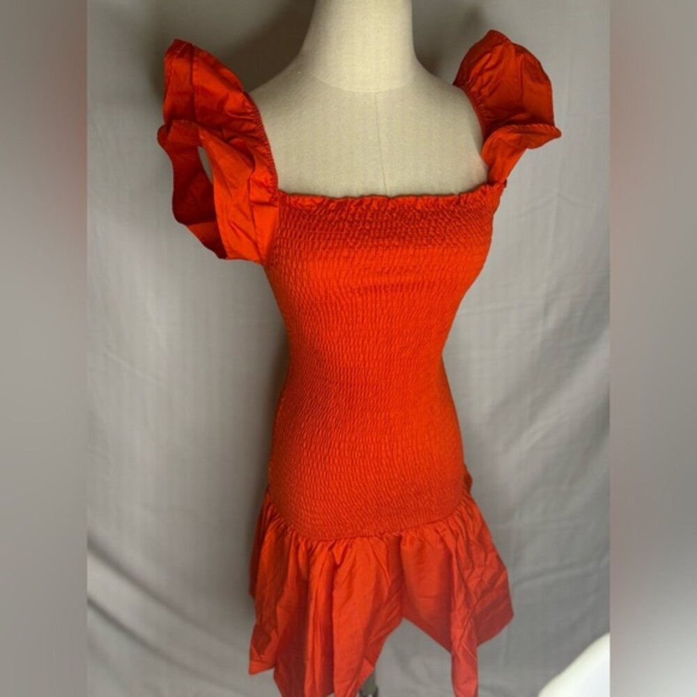 ZARA Mini Ruffled Dress